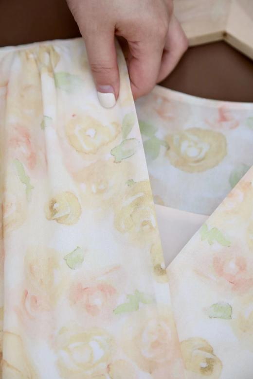 LPIUTY品牌直发！夏日梵高·梦幻玫瑰晕染连衣裙 C148271 商品图6