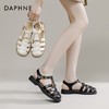 【店主专享限量福利款】达芙妮夏季百搭编制包头罗马凉鞋3023303014 商品缩略图0