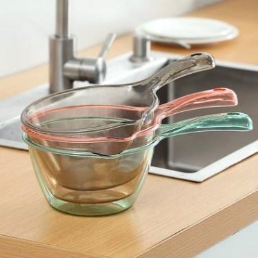 【挂孔设计！方便收纳】家用厨房水瓢加厚塑料水勺洗澡舀水勺水漂舀子长柄创意洗头水勺子。ry 商品图3