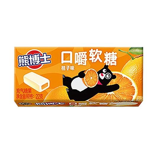 徐福记 熊博士桔子味口嚼糖 22g/条 商品图0