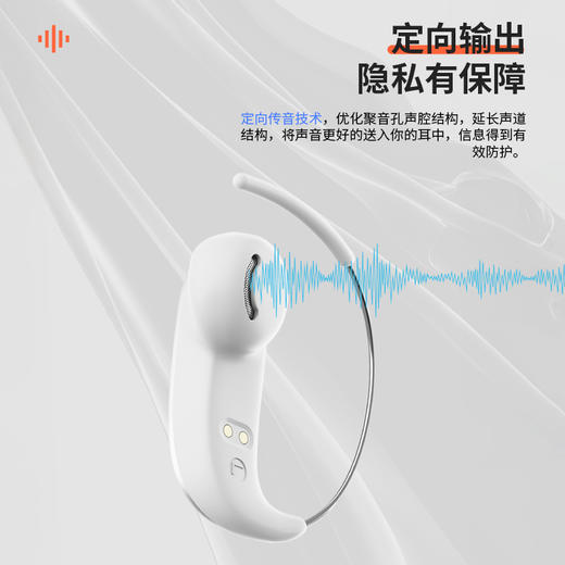 象鼻子联名 大怪兽开放式AI无线蓝牙耳机 定向输出 轻量小巧 D78 商品图4
