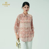 乔万尼新品100%真丝度假风印花宽松清凉衬衫上衣ED2C543 商品缩略图1