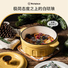 【美国西屋焖炖锅22CM】西屋（Westinghouse） 珐琅锅铸铁锅家用焖焗锅海鲜锅多功能锅无水焖炖煲汤一锅多用 麦芒黄 22cm 商品缩略图1
