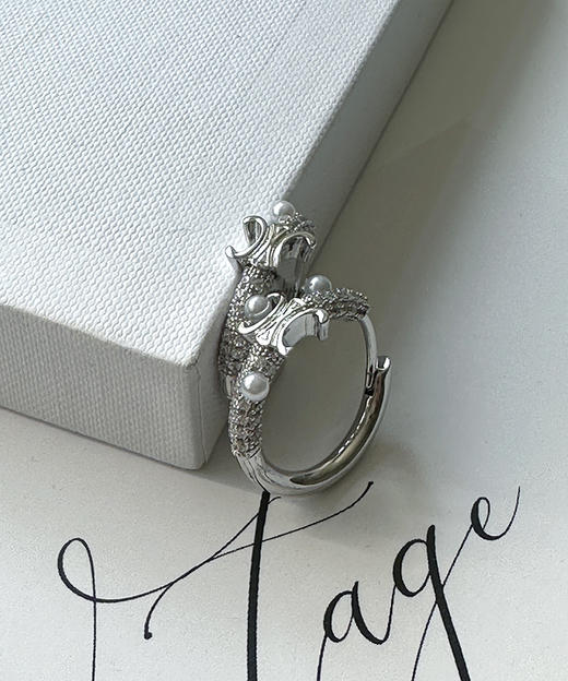 现货 THS-无 赛琳家 黄铜合金点珠凯旋门饰品 项链 耳饰 3色 CU1307 商品图6