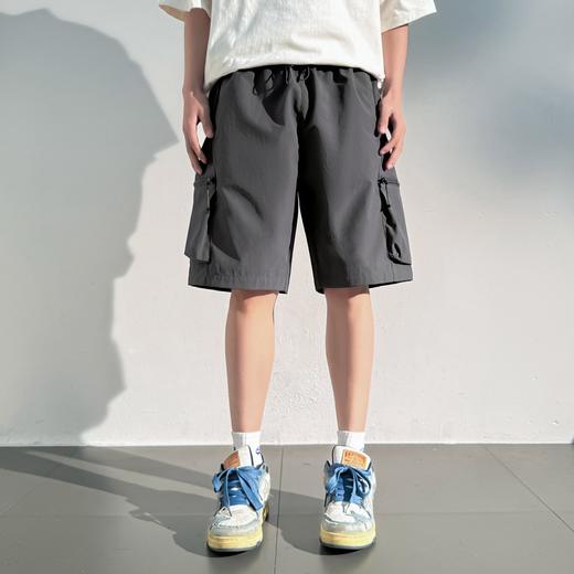 【冰丝工装短裤】夏季情侣新款 潮牌宽松潮牌薄款阔腿运动休闲五分裤  商品图14