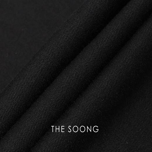 THESOONG"回归至简"经典利落精致棉细腻线条感中腰西裤HWKZ7252 商品图8