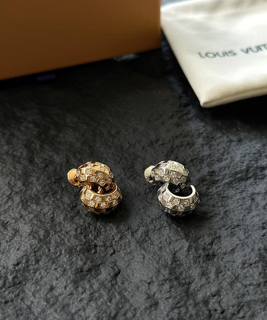 现货 THS-无 驴家 棋盘格珠宝系列饰品Damier 图案项链 耳饰 4色 CU1308 商品图8