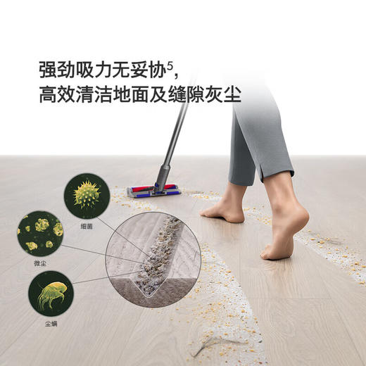 戴森V10 Digital Slim 无绳吸尘器 铁镍色 手持无线吸尘器 除螨 宠物 家庭适用 商品图2