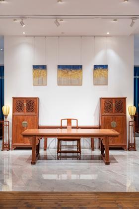 红桥红  家具严选  缅甸花梨（大果紫檀）【书房搭配】