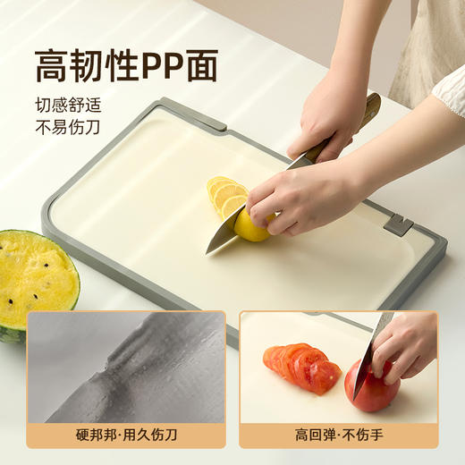 【超模君精选】kimscook菜板乌檀木防霉抗菌家用食品级砧板双面厨房水果刀板案板 商品图7