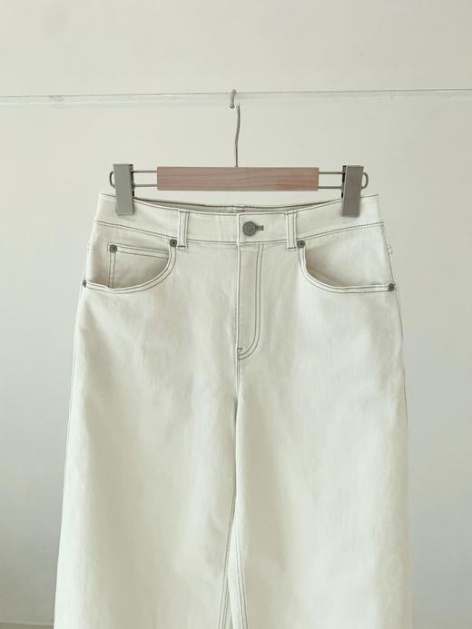 【高品质私服】【IC超弹斜纹牛仔阔腿牛仔裤】版型利落又有量感百搭遮胯又显瘦G0971-CC【无标出货 介意慎拍】 商品图11