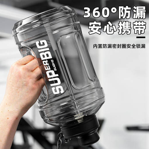 夏季畅饮保冷杯冷水杯高颜值大容量吨吨桶防摔耐磨运动健身水壶男女便携式水杯 商品图2