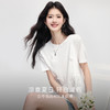 【专属特价】熙世界立体花朵白色圆领T恤女设计感宽松休闲短袖上衣2025夏新款 商品缩略图4
