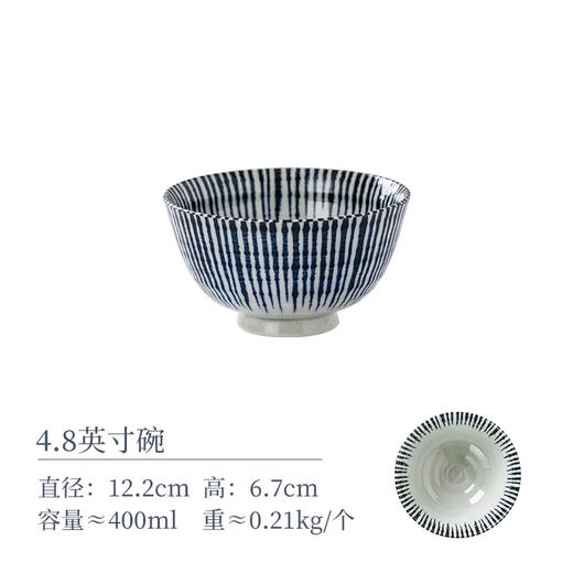 日本 千段十草4.8英寸碗 商品图0
