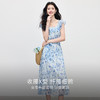 熙世界法式花边U领碎花连衣裙女2025夏季新款高级感气质雪纺长裙 商品缩略图2