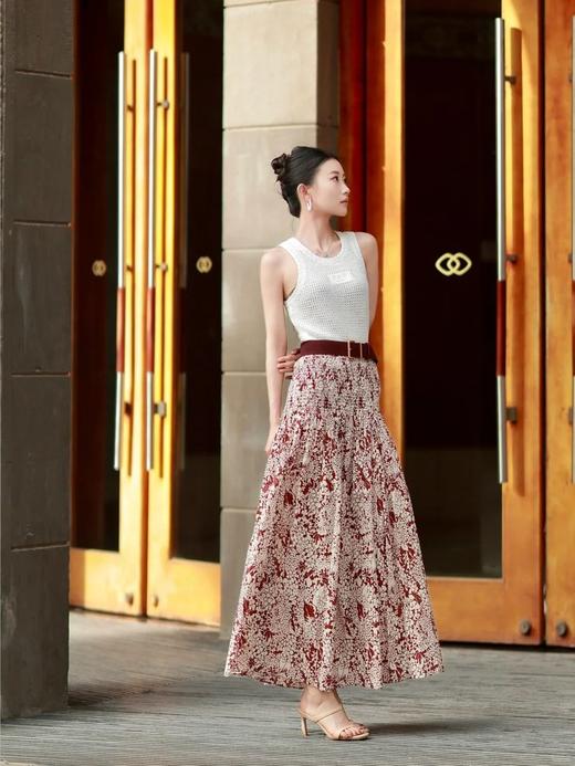 【高品质私服】【ED波嬉风碎花半裙】透气性好触感柔软光滑，高级感拉满G1419-CC【无标出货 介意慎拍】 商品图6