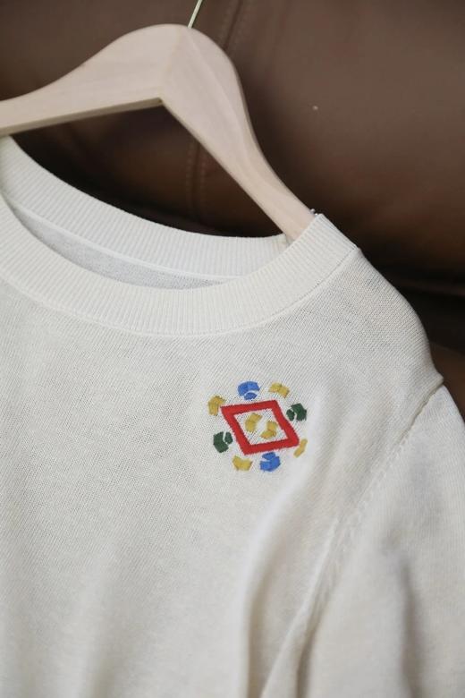 LPIUTY品牌直发！老钱风精致刺绣短袖 C067810 商品图8