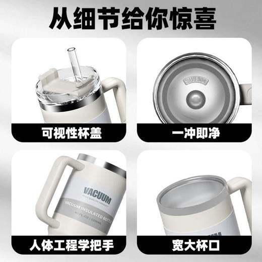 40oz汽车杯大容量保温杯跨境冰霸杯304不锈钢车载水杯保冷 商品图2