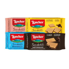 莱家薄片威化饼干25g 黑巧克力味/牛奶香草味/榛子味/巧克力味小小一片伴手礼推荐 152644*152642*152643*152641