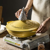 【美国西屋珐琅海鲜锅】西屋（Westinghouse） 珐琅铸铁锅炒锅家用焖焗锅海鲜锅多功能锅无水焖炖汤锅一锅多用 麦芒黄 28cm 商品缩略图0