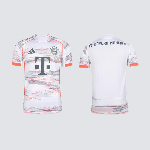 小李子ADIDAS阿迪达斯25/26赛季拜仁球员版客场短袖球衣男JJ2145 商品图4