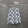 Burberry博柏利 FW23 格纹翻领单排扣长袖衬衫9（BG） 商品缩略图0