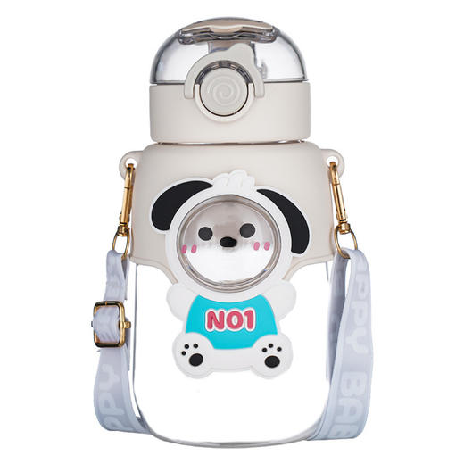 高颜值小学生儿童吸管保温杯便携可斜挎水杯女生网红吸管杯保冷杯冷水杯 商品图4