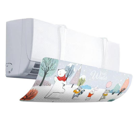 【秒杀❗️9.9秒抢🔥空调挡风板】轻柔舒适风，再也不怕吹到头痛，壁挂式免安装导风板通用月子遮风板家用，比风扇直吹舒服L 商品图4