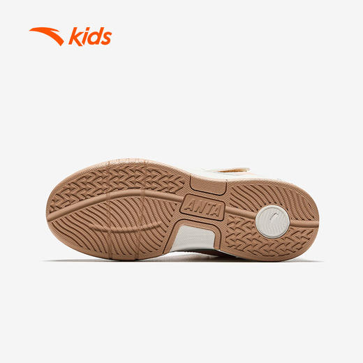 安踏儿童运动鞋女大童2024冬季魔术贴潮流高帮面包鞋板鞋A22448004 商品图6