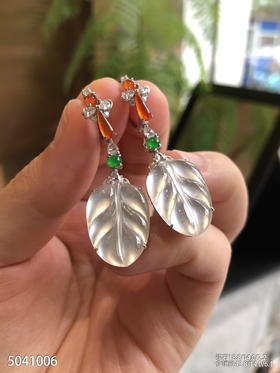 5041006，叶子耳坠。具体价格微信咨询