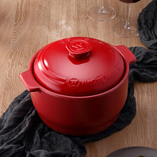 【美国西屋双盖陶瓷砂锅】西屋陶瓷锅 WTG451 家用多功能锅 商品图7