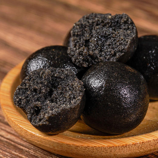 【买二送一❗九蒸九晒黑芝麻丸】】甄选原料配比，黑芝麻，黑豆，黑米，蜂蜜，黑枸杞，手工精选品质保障，黑芝麻九蒸九晒辟谷丸，黄精芝麻丸L 商品图3