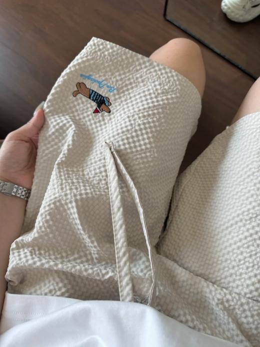 <曾小咸推荐> 多巴胺腊肠小狗刺绣短裤 日常价99/件 活动价49.99/件！【预售款，预计7-15天发货】 商品图8