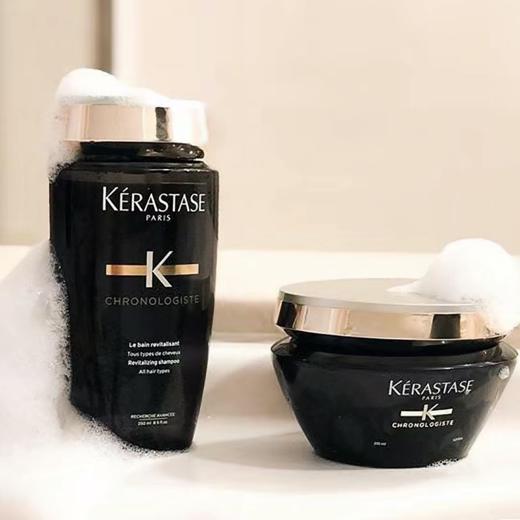 【年终限时大促】【保税仓直发·全球购】卡诗黑钻钥源系列三件套（洗发水250ml发膜200ml护发精油100ml）配礼袋 商品图3