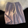 【薄款棉麻短裤男士】休闲运动宽松冰丝速干五分裤子 沙滩亚麻中短裤 商品缩略图6