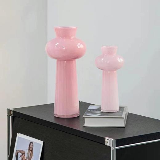 SY简约现代粉色云塔琉璃花瓶网红感客厅餐桌芍药插花摆件 商品图3