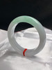 620156，52圈口，糯冰飘绿正圈平安镯，白底飘甜绿，种水好 商品缩略图2