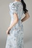LPIUTY品牌直发！鸢尾漫蓝~印花连衣裙 C148282 商品缩略图3