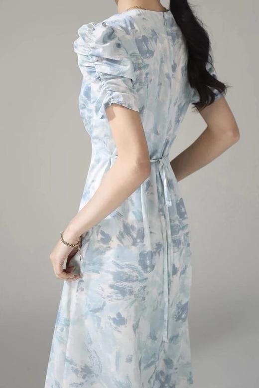 LPIUTY品牌直发！鸢尾漫蓝~印花连衣裙 C148282 商品图3