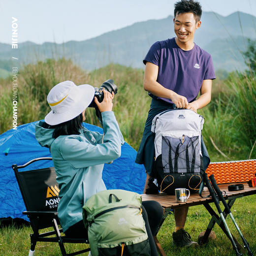 奥尼捷FastHiking系列户外徒步背包42L大容量专业登山包多功能越野包骑行徒步背包 商品图5