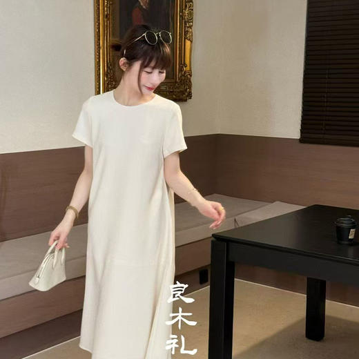 【特价不退不换】【预售7天】良木礼夏季简约三醋酸连衣裙（3692） 商品图1