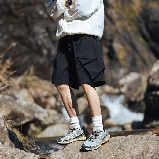 【多口袋设计户外工装短裤】男装夏季新款宽松微弹廓形运动五分裤 商品图2