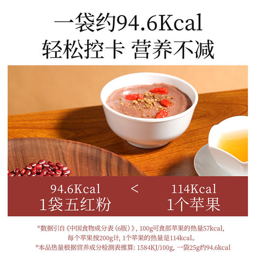 【冬季滋补】杞里香250g盒装五红粉；红豆粉、红米粉、粳米粉、红枣粉、红糖粉、红皮花生粉、红枸杞粉10秒快速早餐，香醇口感，营养早餐红润有气色 商品图2