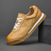 板鞋男2025夏季新款真皮德训鞋高端透气休闲鞋男士小白鞋镂空软底 商品缩略图0