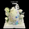 白蓝色系鲜花 蛋壳蛋糕 商品缩略图0