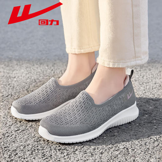 回力女鞋妈妈鞋夏季老人鞋软底中老年健步鞋透气一脚蹬老北京布鞋WXY(JS)-1654 商品图8