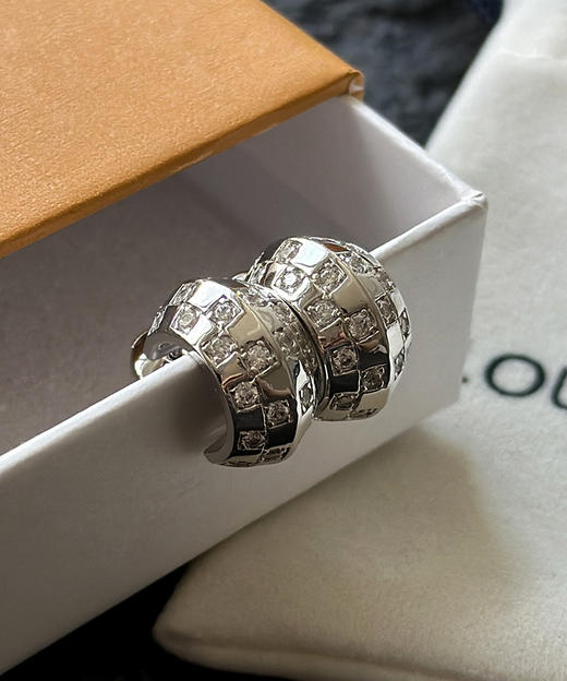 现货 THS-无 驴家 棋盘格珠宝系列饰品Damier 图案项链 耳饰 4色 CU1308 商品图11