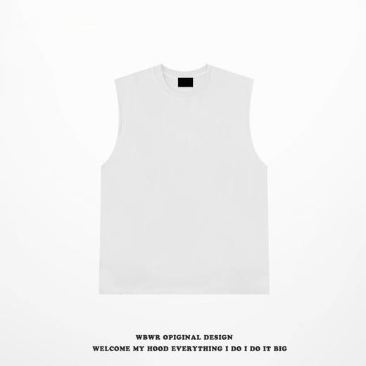 【重磅260g纯棉坎肩背心】夏季ins潮牌 美式vibe纯色运动无袖t恤汗衫 男 商品图1