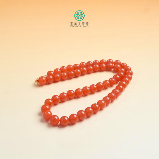DS925南红项链-南红樱桃红妈妈链约8mm+ 商品图0