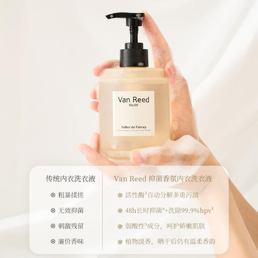 【优惠两瓶装！】Van Reed内衣洗衣液，弱酸性成份，呵护私密健康，植物淡香，持久香韵！ 商品图1